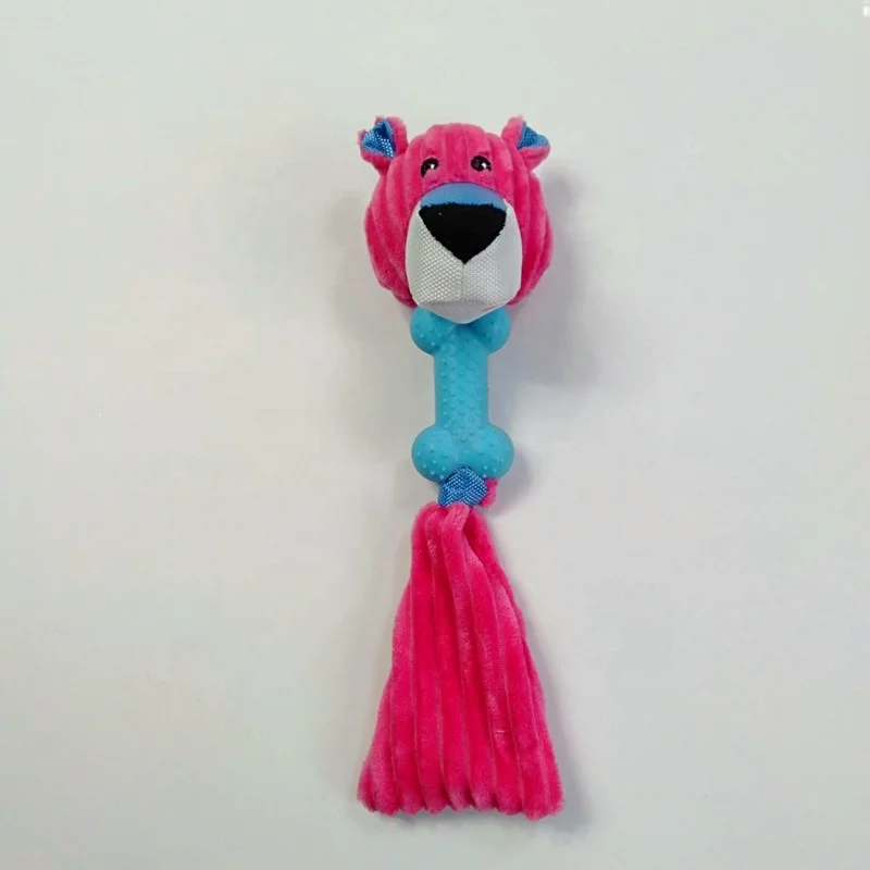 Wholesale TPR Rubber Dog Bone Squeak Dog Chew Toys