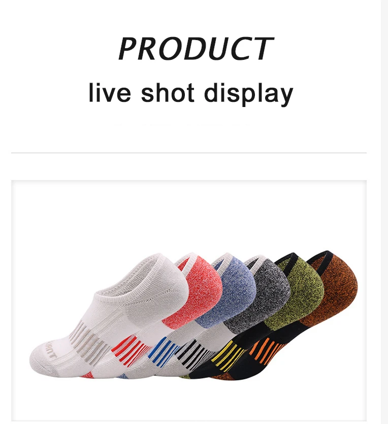 
Wholesale Sustainable High Quality Socks Unisex Customise No Show Sport Mens Socks 