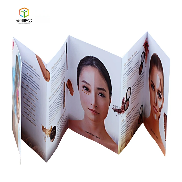 China Custom Cheap Brochure Printing Fold Booklet A6 Flyer Catalog Leaflet Printing in Guangzhou