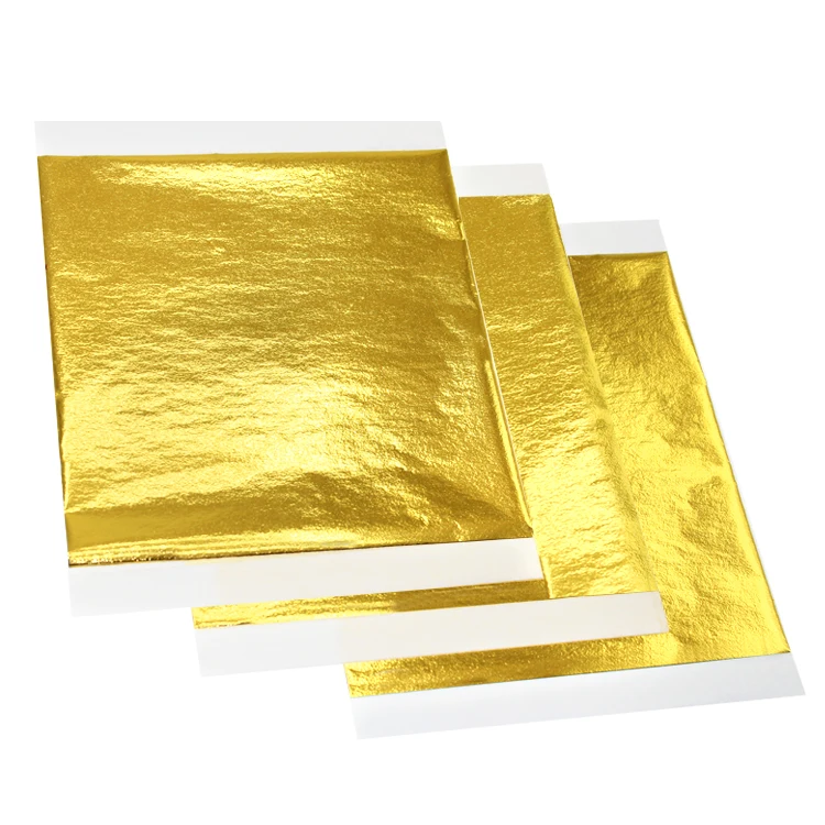 14*14cm Taiwan hand-grasp gold foil leaf for film ceiling Gilding gold leaf sheets for furniture home decoration gold foil paper