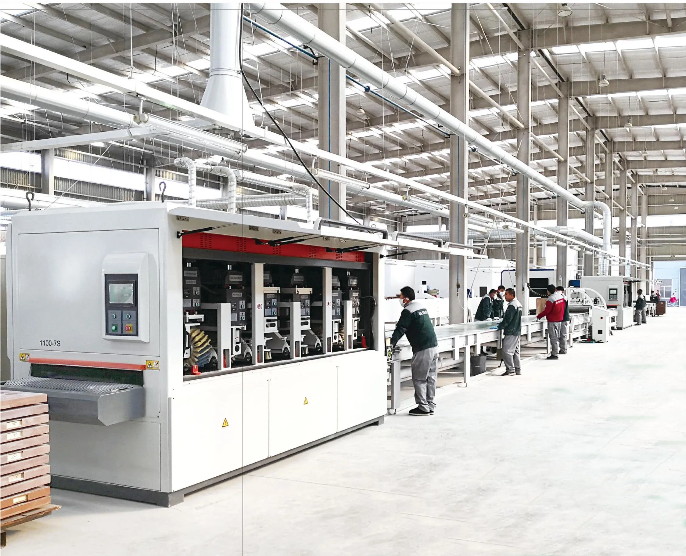 Fengkai Good Quality Double Sander Wood Door Sanding Machine Woodworking Machinery