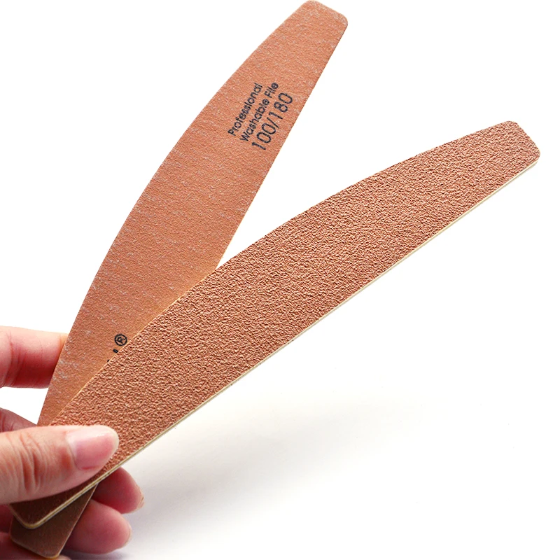 Фирменный Логотип ногтей, ручной Маникюр 100/100 100/180 100 180, зернистость Корейская пилка для ногтей на заказ