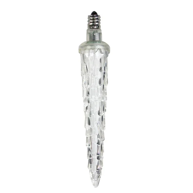 E17 C9 Flash Led Bulbs Falling Ice Drop 110V No Dimmable Light Bulb For Christmas lights