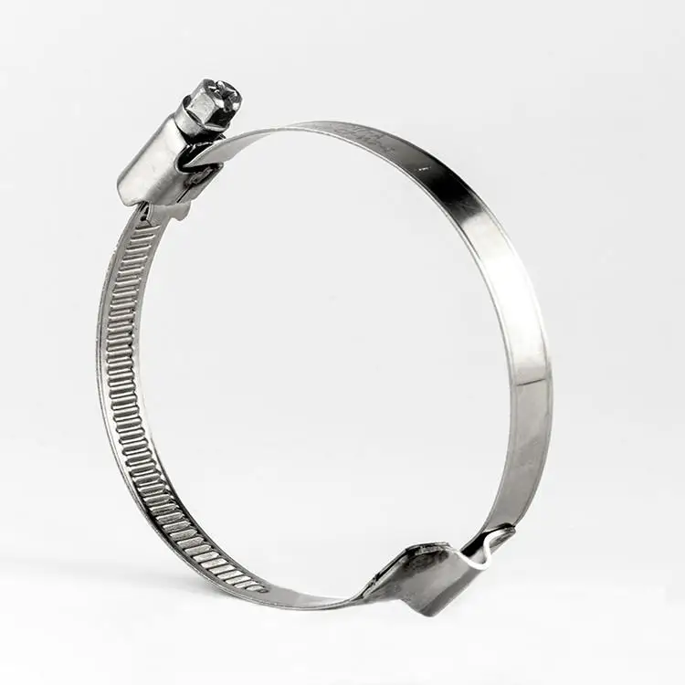 Flexible Operation Customized Polish Thin Stainless Steel Hose Clamps With Handle