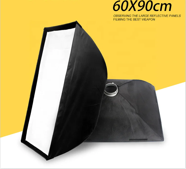 60*90cm  Quick Lock  Soft box Kit Umbrella shaped Foldable Light Box Reflector Vlogging Kit Photography Studio