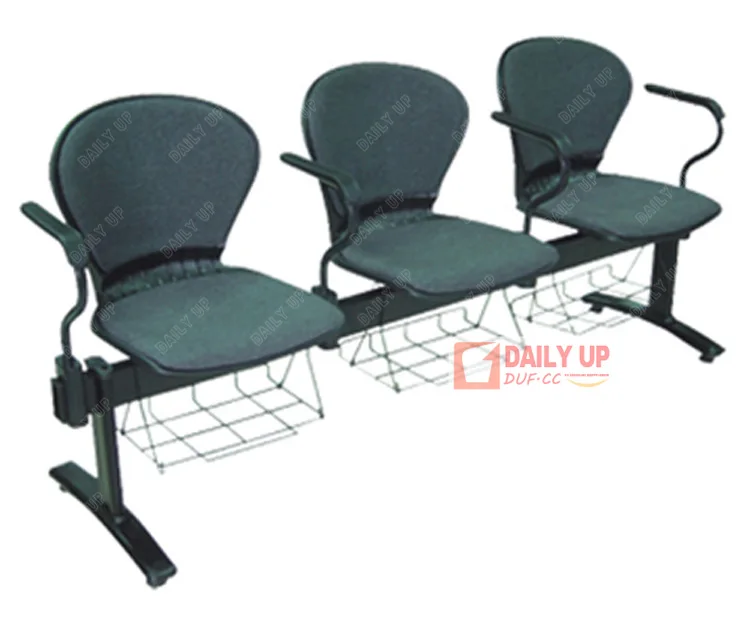 4 Seat Clinic Waiting Chair Sturdy Public Station Seat with Armrest Hospital Waiting Chairs