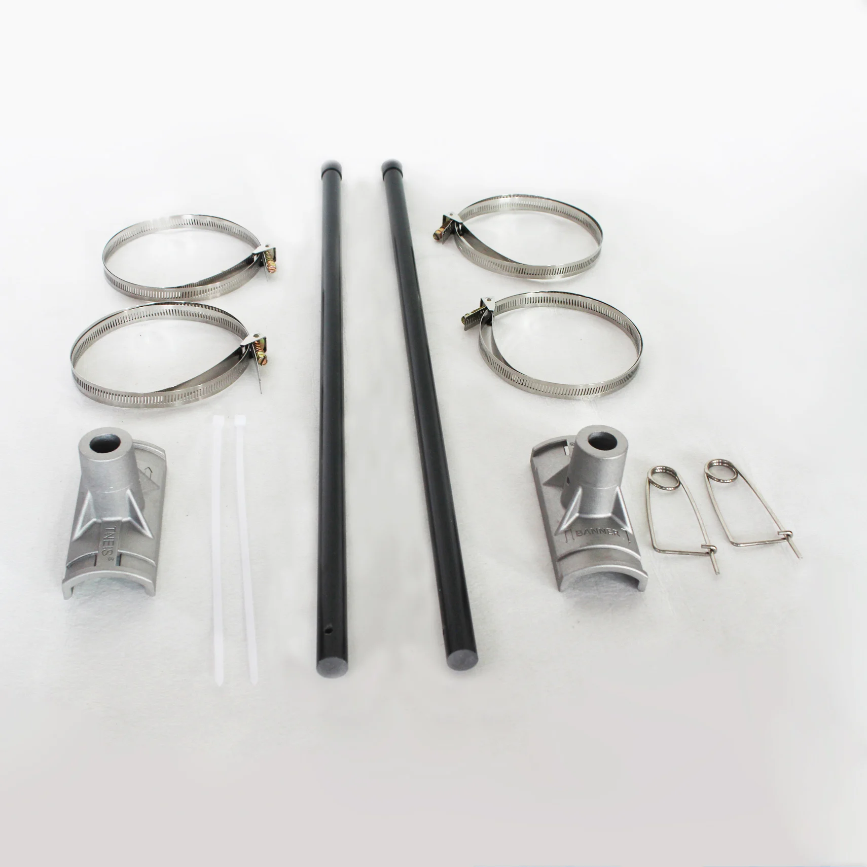 Light Pole Flex Banner Media Image Mounting Hardware