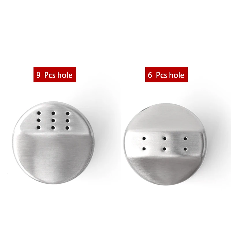 Stainless Steel Logo Customized Kitchen Spice Pepper Salt Seasoning Shaker