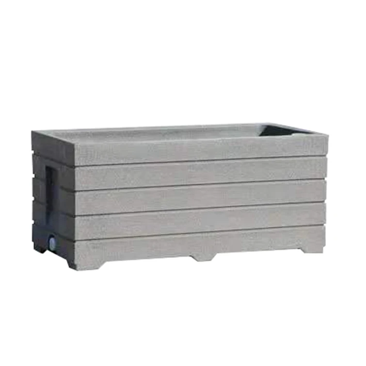 Rotational Moulding Technology Made Products Widely Used in Parterre and City Park Plastic Flowerbed