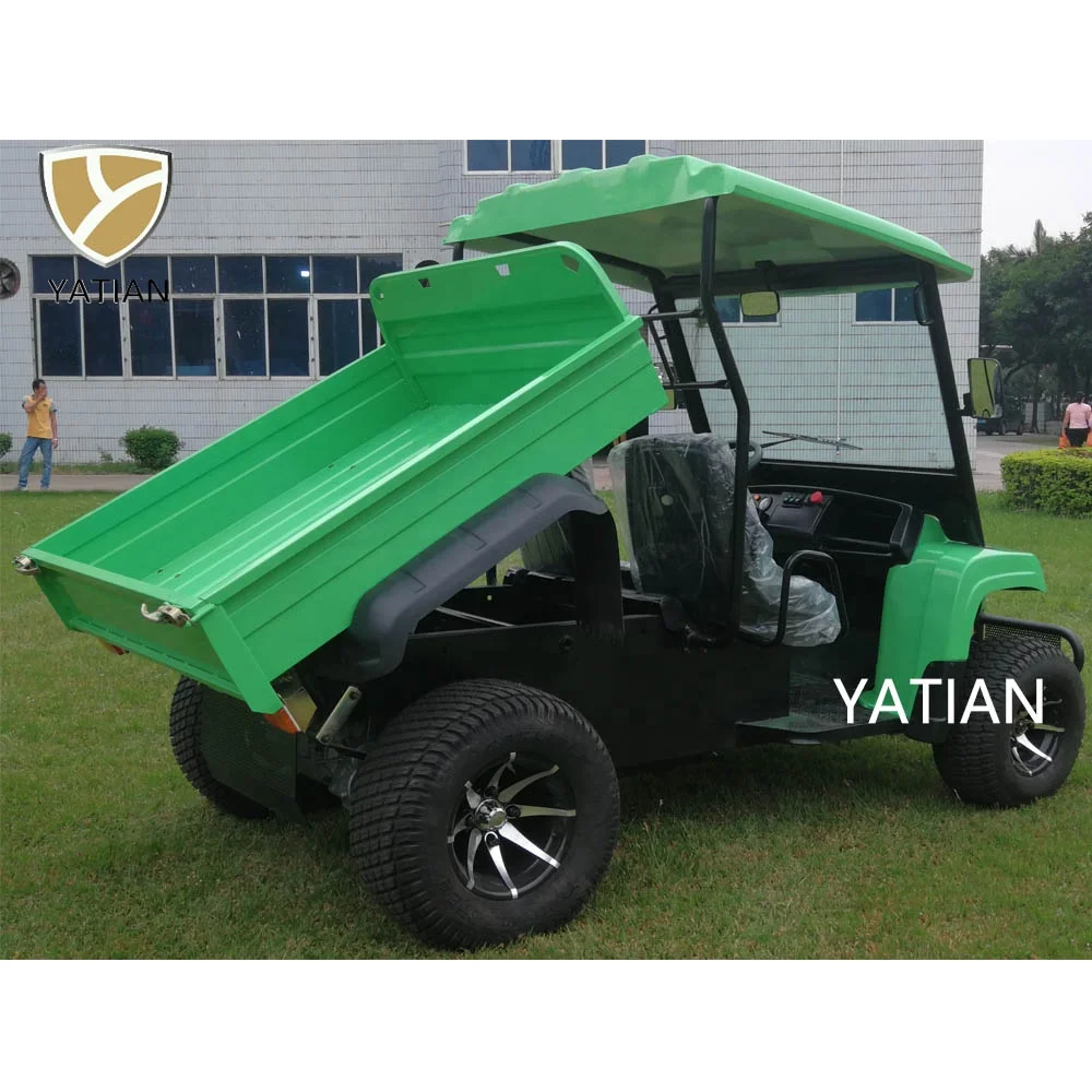 2 сиденьями с 5KW моторы самосвал 4X4 Электрический Фермы