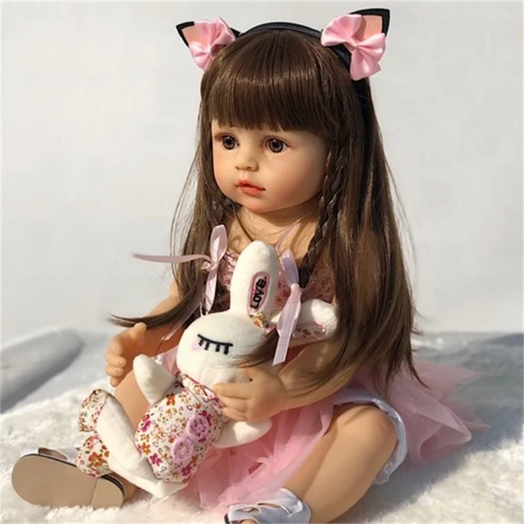 Reborn Baby Doll Children Toy 6 Inch Sleeping Daily Companion Classic Mini Simulation Silicone Baby