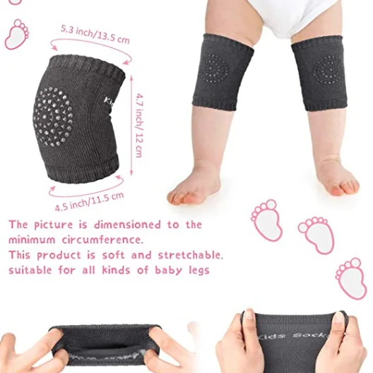 Hot Sale Breathable Baby Crawling Knee Support Brace For Kids Anti-slip Comfortable Baby Knee Pads