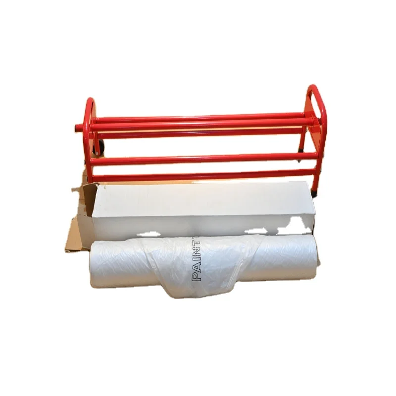 3-in-1 system auto paint pre-taped masking protective plastic film for masking large areas for car body repair