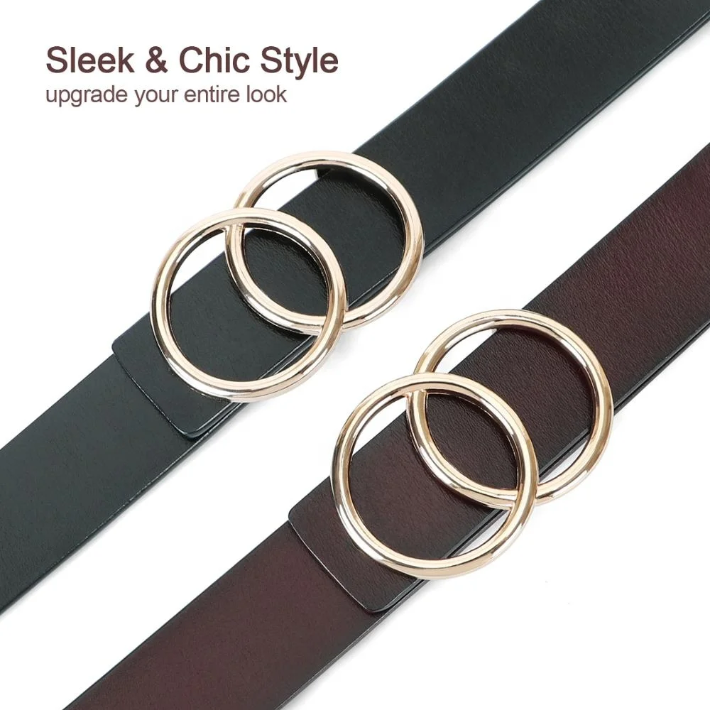 Latest Fashion Women Leather Belts for Pants Jeans, Plus Size Waist Ladies Designer Belts