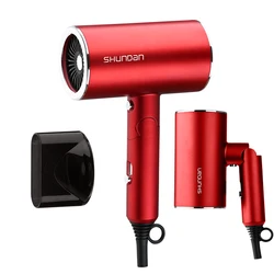 1800W DC высокомощный складной портативный красочный профессиональный малошумный фен для салона
