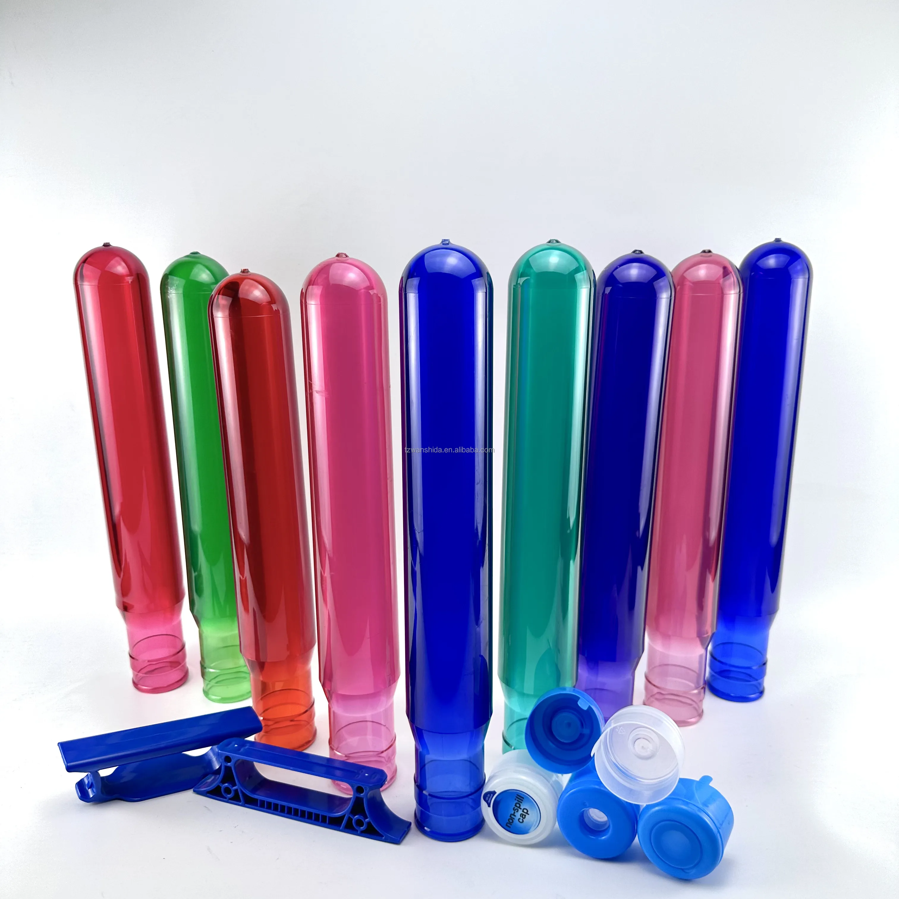 5gallon 700g 730g Blow Moulding Machine 20 Liter  750g Plastic Blue transparent 5gallon PET preform