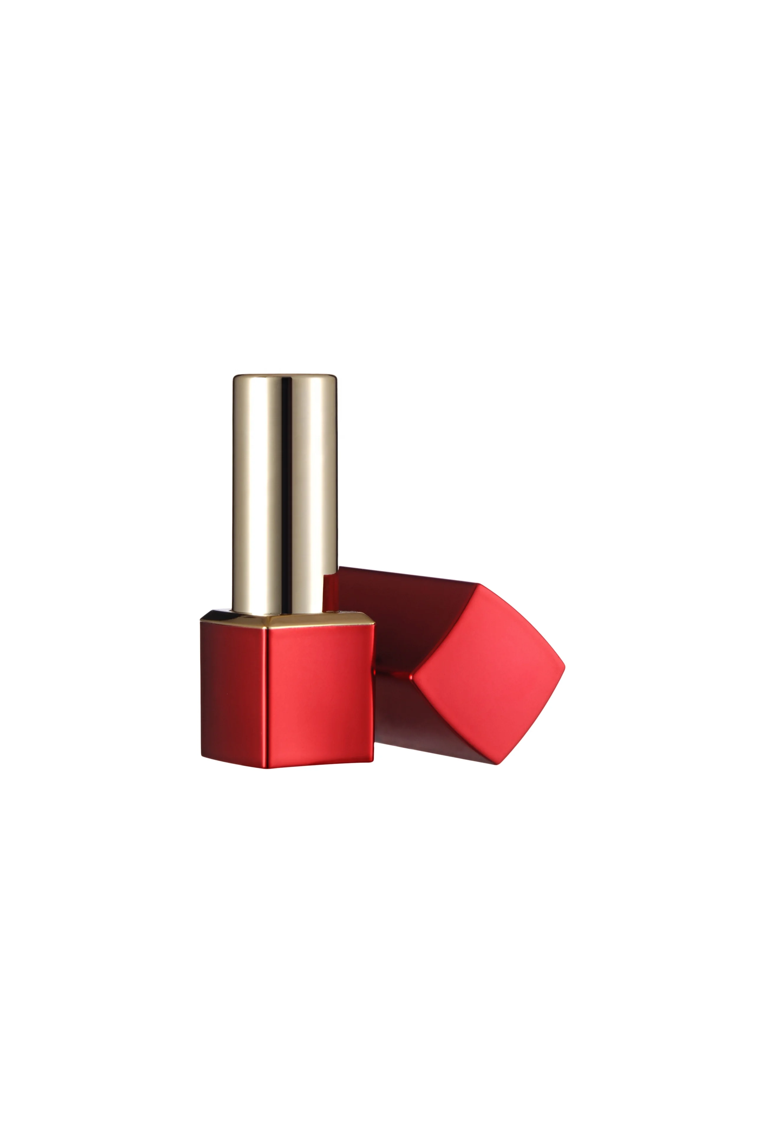 Factory wholesale beauty shell packaging frosted black lipstick empty tube DIY self-made plastic empty tube diameter 12.1