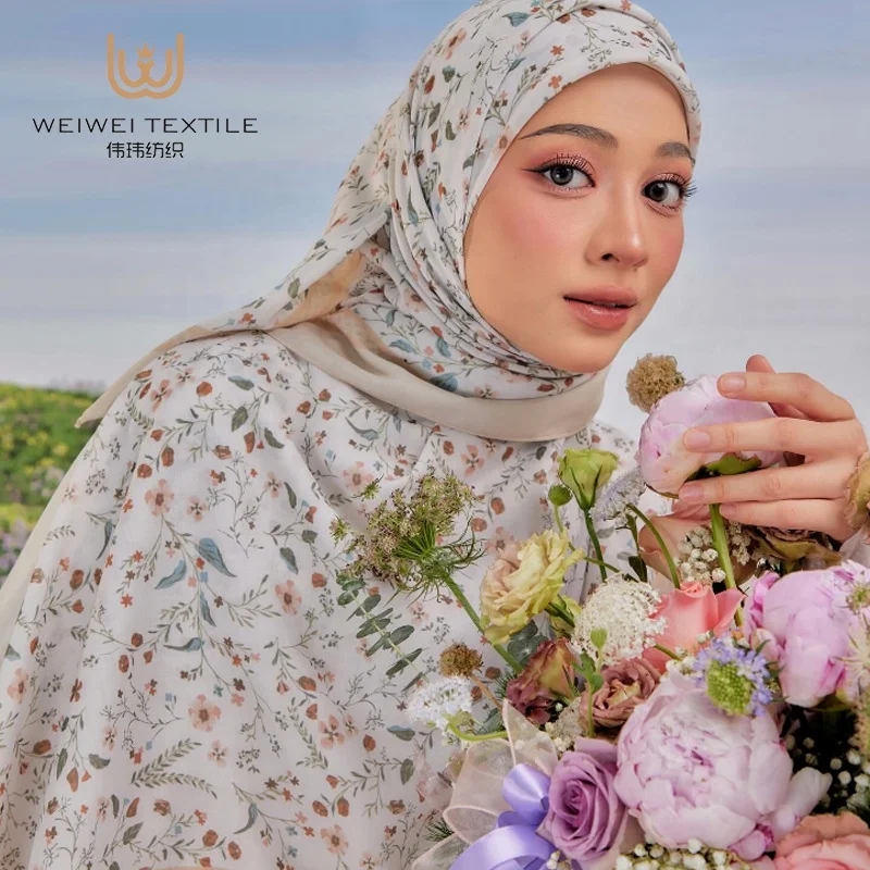 New Arrival Malaysia Custom Printed Voile Square Scarf Hijab Wholesale Cotton Hijab Supplier Tudung Bawal Muslim Women Hijabs