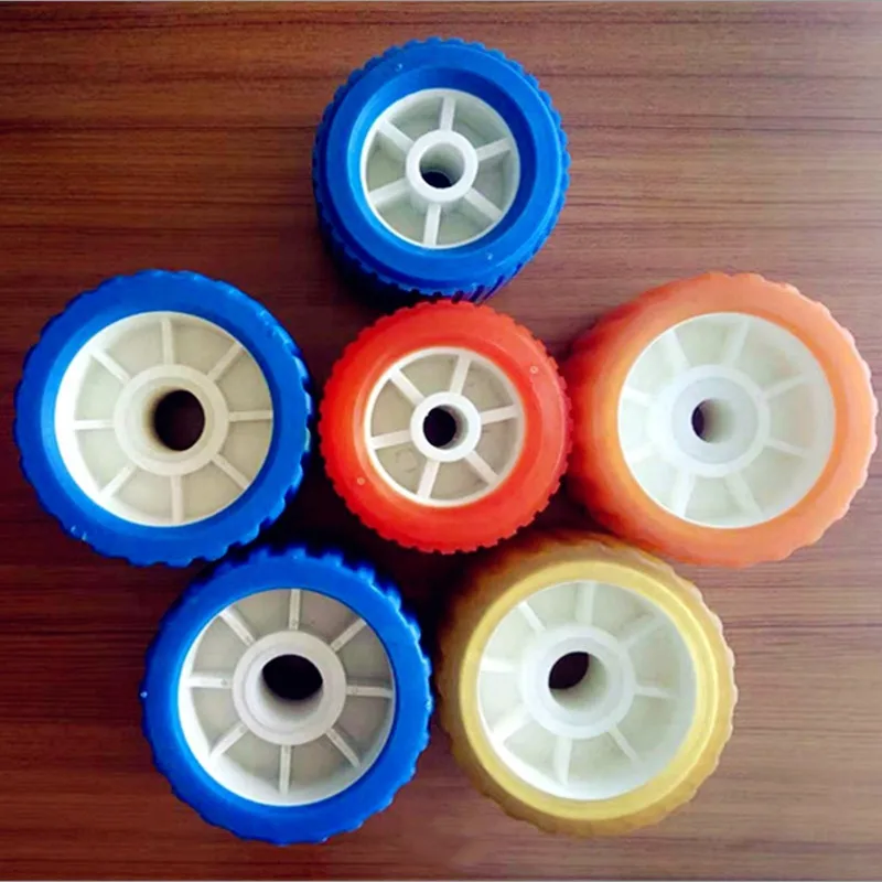 Blue/black PP PU material boat trailer  wobble rollers Low price For sale