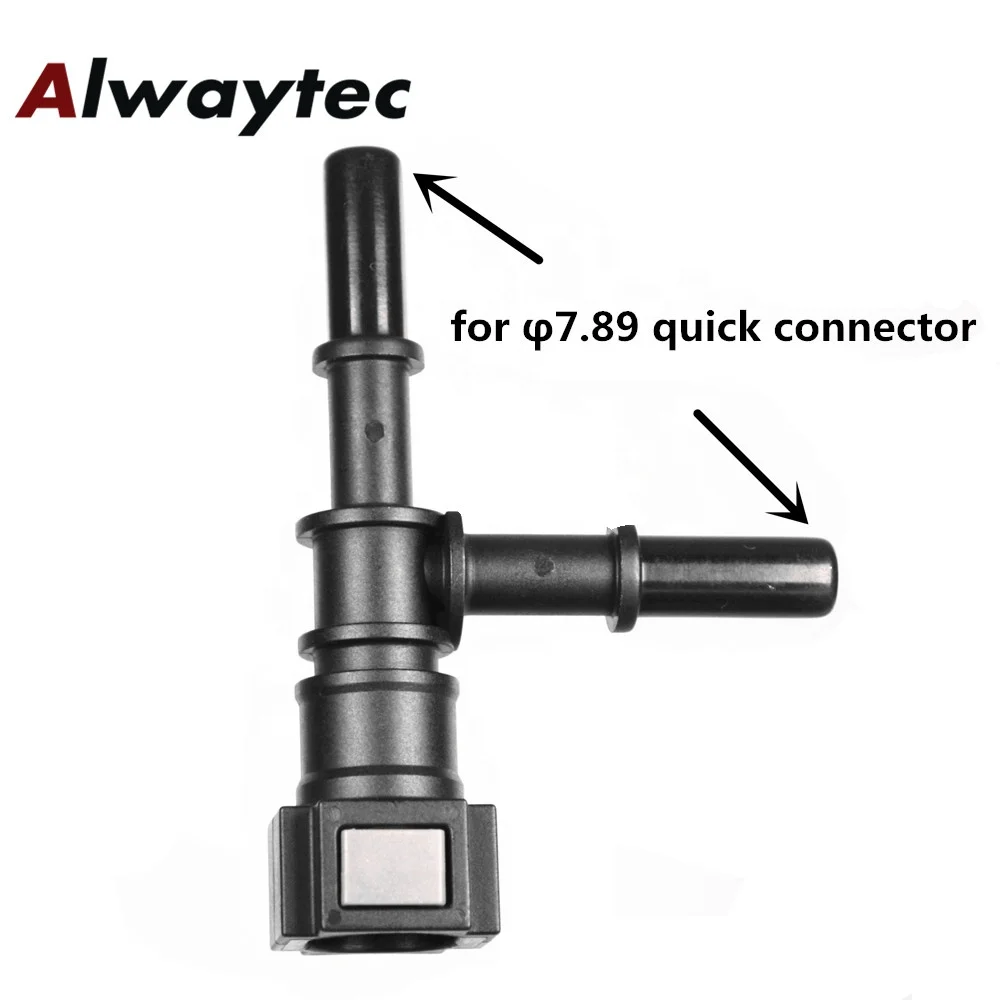 Automobile Denso Fuel Injection Pump Nylon Fuel Hose Fittings, 3 Way Tube Connector For Auto Engine Female Pipe Plastic Fitting