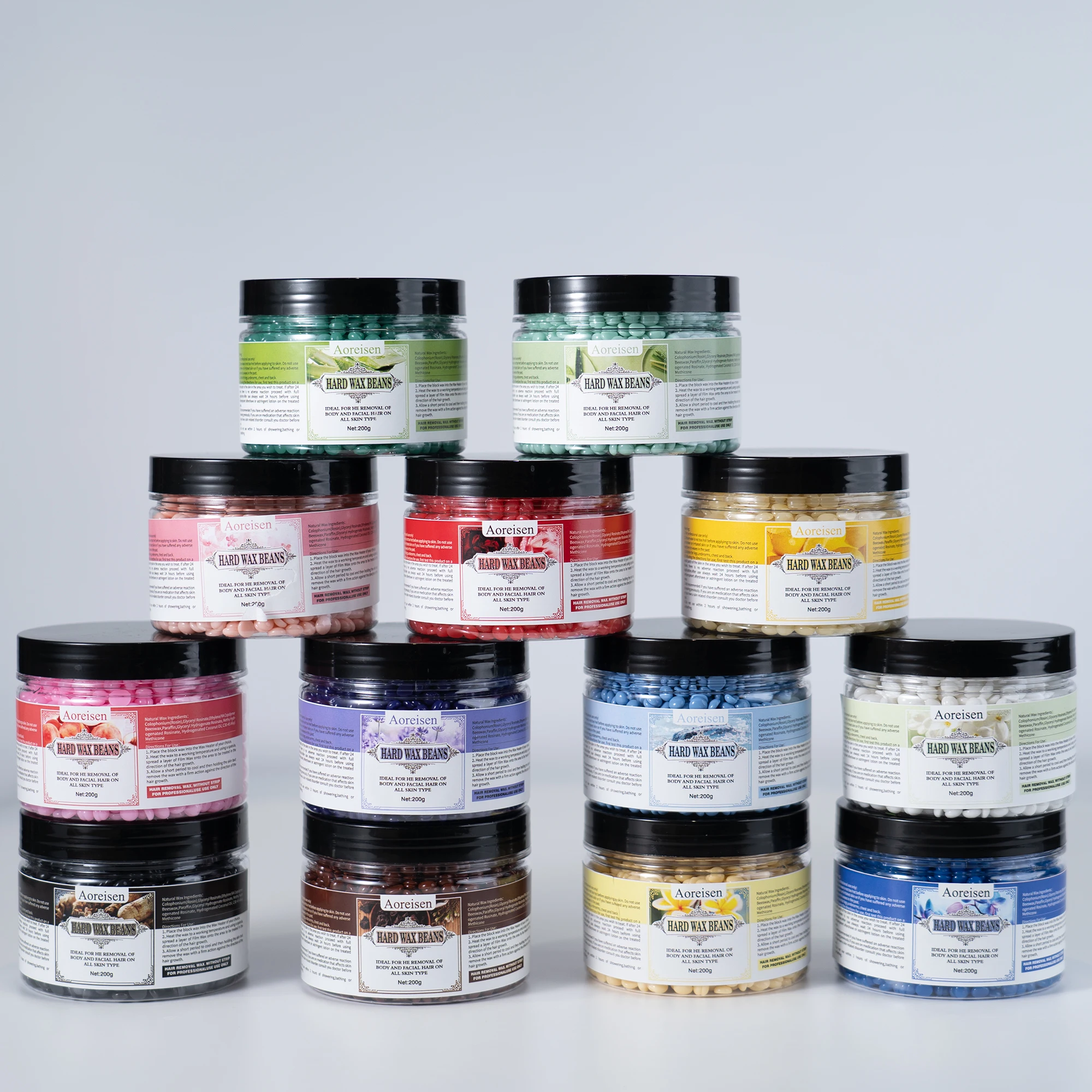 OEMODM Factory Private Label Epilation Hair Removing Wax Beans 100g 500g 1000g Hard Wax Beads Depilatory Hair Removal Wax