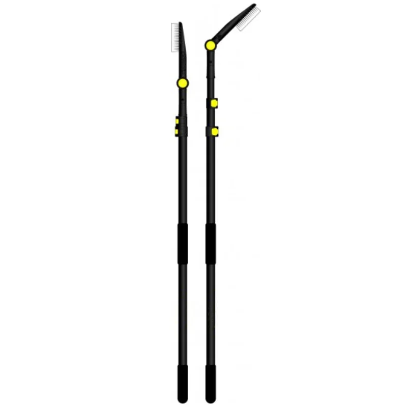 Custom  adjustable telescopic rod rock climbing bouldering competition cleaning brush
