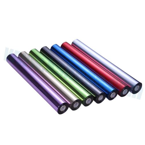 Полиэфирная пленка для термического ламинирования ПЭТ/серебристое покрытие/золото