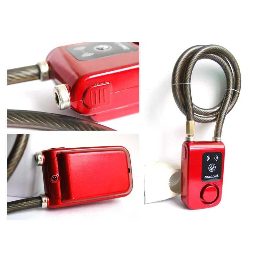 Mountain Bicycle Anti-theft Vibration Alarm Lock Intelligent Alarm with Anti Theft Alarm Phone APP Control