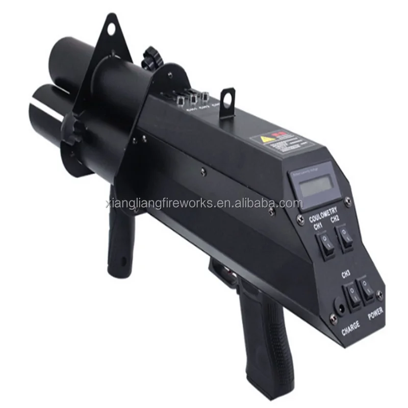 Горячая Распродажа 3 головы электрический конфетти пистолет для свадеб и вечеринок по случаю Дня