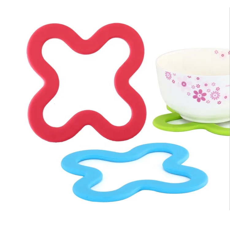
Wholesale Cross Shape Kitchen Utensils Silicone Baking Mat Anti Slip Hot Pads Pot Holder 