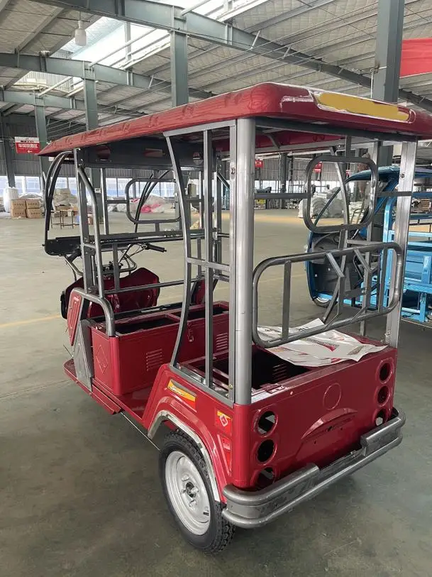 F6 моторизованный взрослый e-rickshaw tuk для пассажирского электрического трехколесного велосипеда взрослых