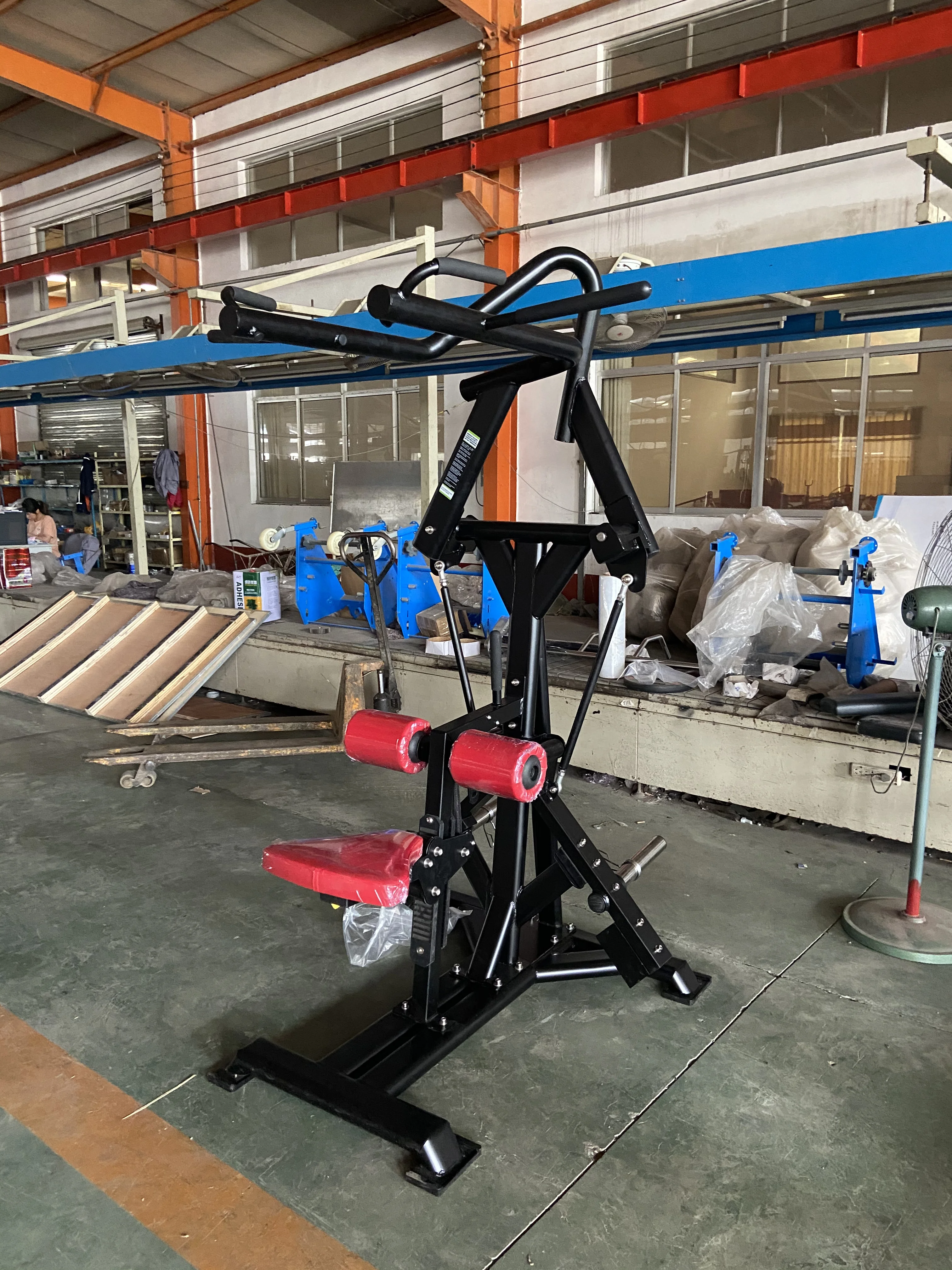 Indoor gym professional fitness equipment plate loaded machine rotary pulldown AXD-N02