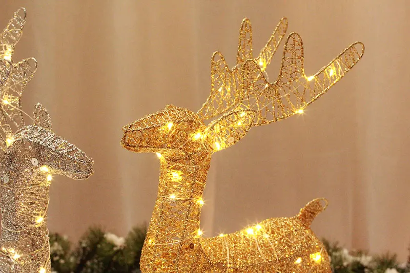 
Wholesale Outdoor Christmas decoration Christmas deer with Light Christmas ornament 