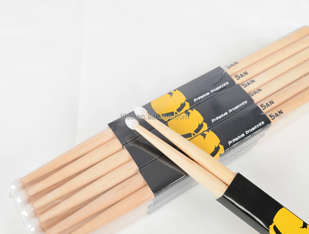 China Maple 5AN Nylon tips Drum sticks