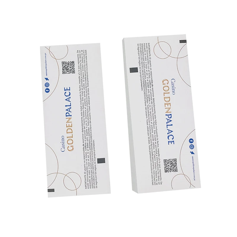 High quality cheap customize airline flight tickets custom thermal boarding pass paper