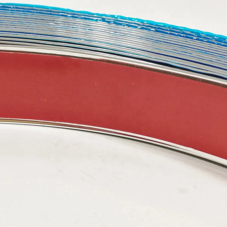 25MM Chrome Side Door Molding Trim Car Body Edge Strip Exterior Accessories with Protection Function