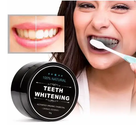 Teeth Whitening Bamboo Charcoal Powder Oral Hygiene Cleaning Teeth Plaque Tartar Removal Stains Tooth White oem