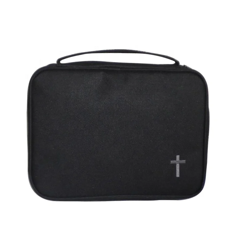Large zippered Bible covers protective carrying book cases Church bag Bible case with handle