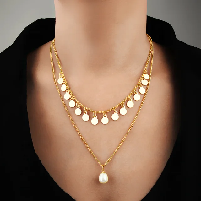 
AAA white south sea Akoya pendant Pearl 18K Gold Necklace 