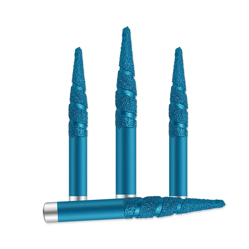 Wholesales Vacuum Brazed Diamond Cnc Engraving Bits stone bit cnc router For marble Granite relief