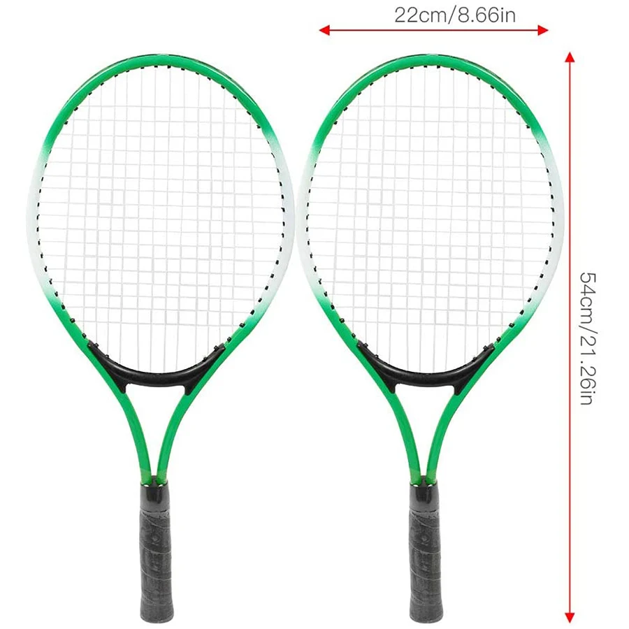 Professional Aluminium Alloy Tennis Racket Customized Logo Tennis Rackets With Carry Bag