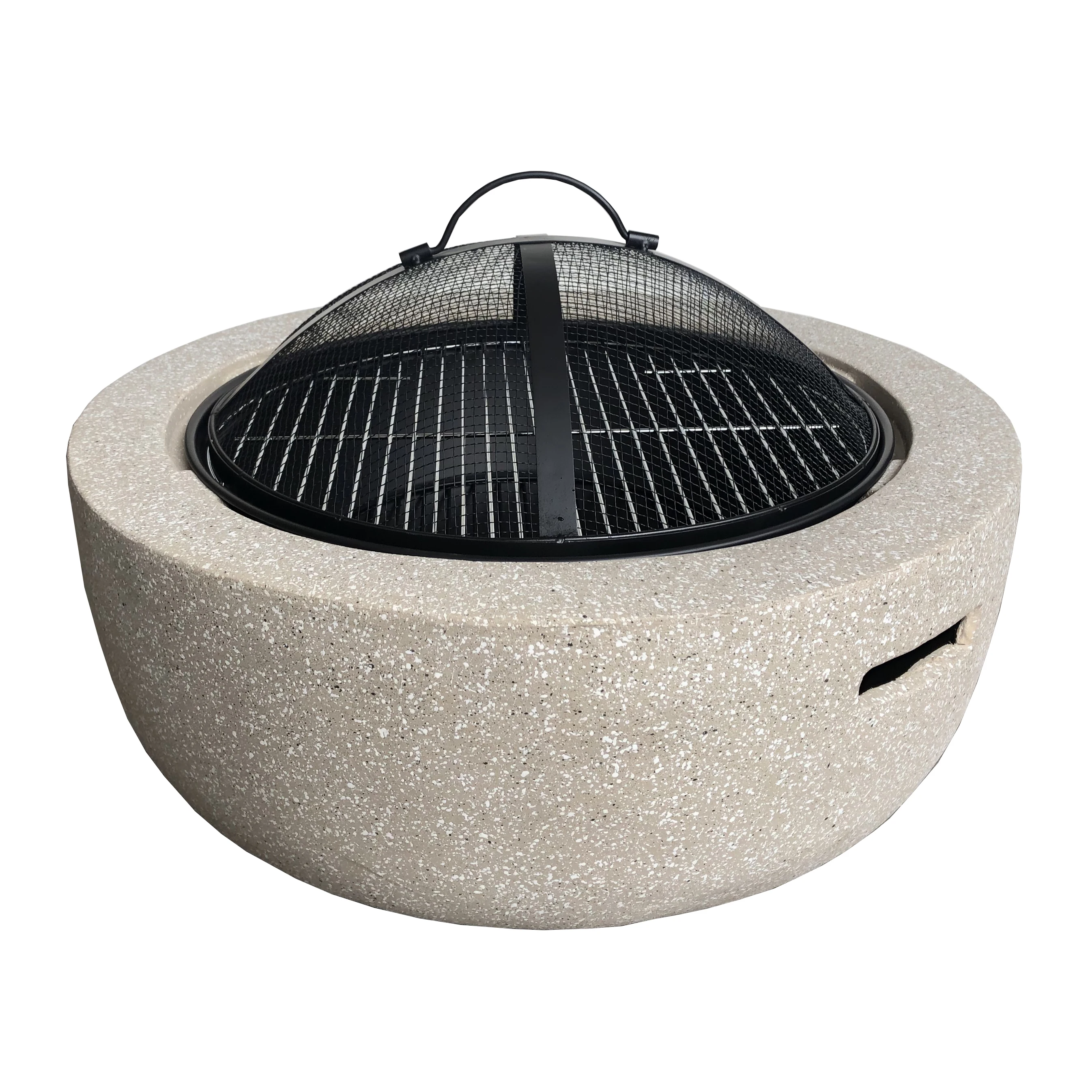 Garden Stone Shape Magnesium Oxide Fire Pit For