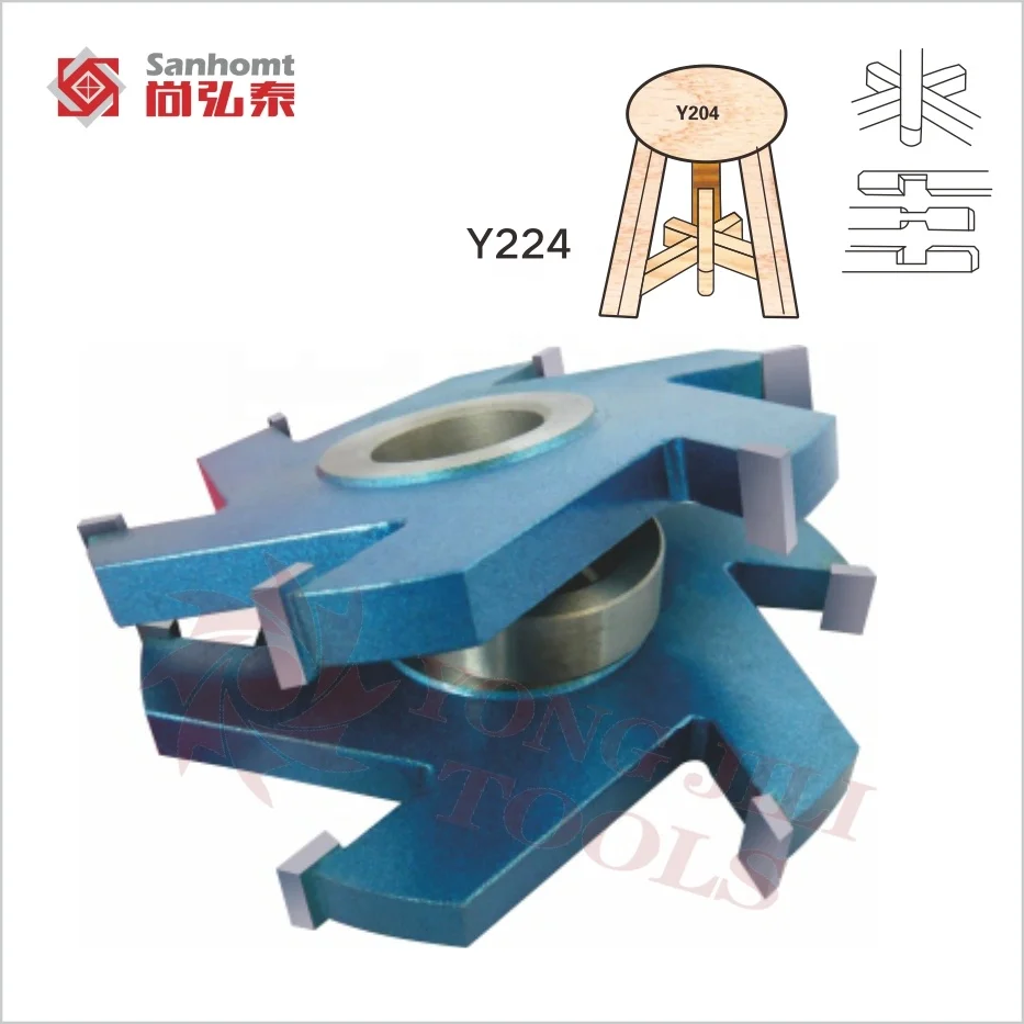 
NO.224 Froming cutter cross tenon knife Y224 for vertical axis machines can OEM sanhomt tools woodworking machinery parts 