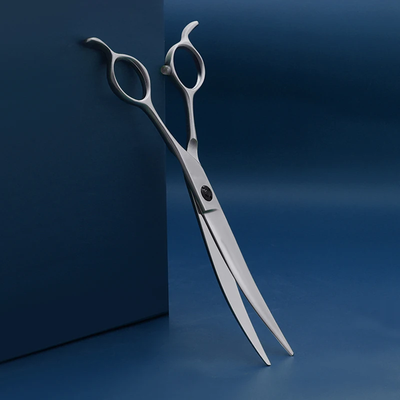 2023 high quality pet grooming curved scissors for ear curved grooming scissor for pets