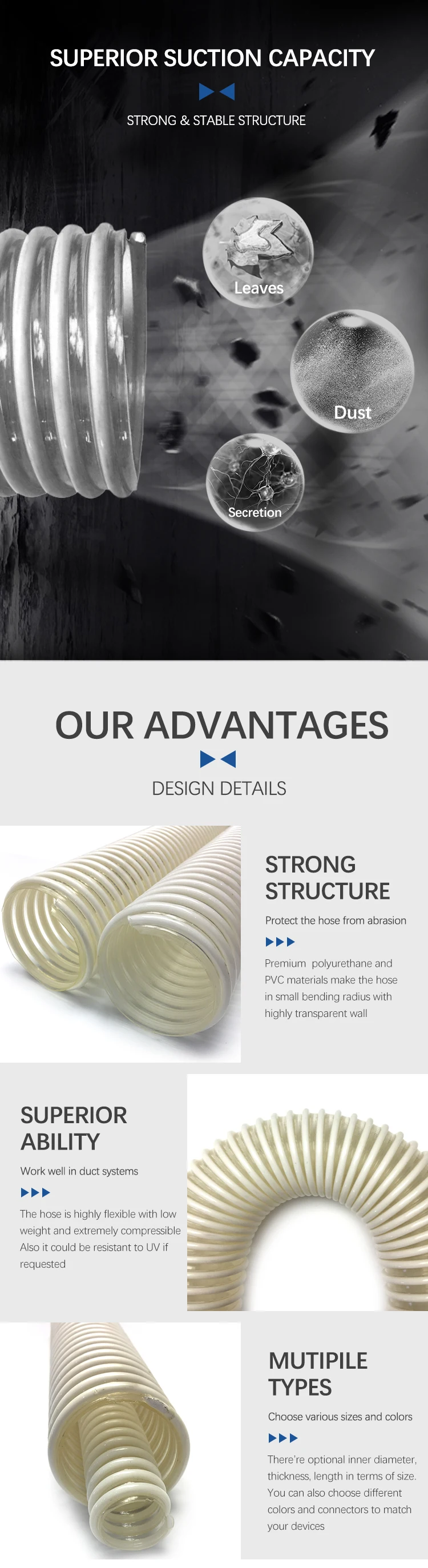 PU Helix Duct Hose 2