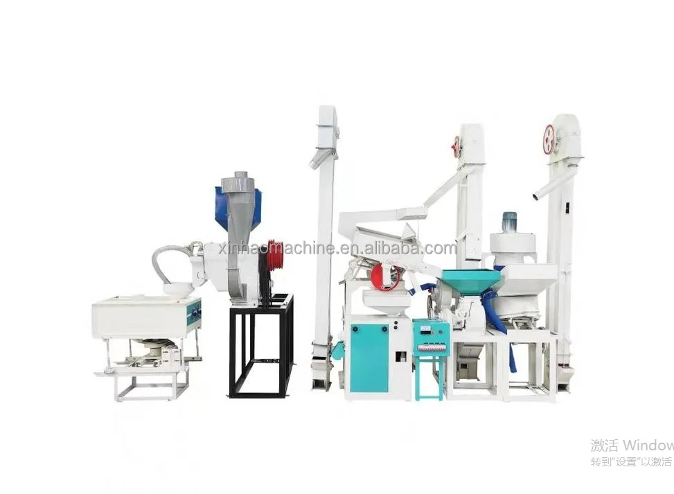 Fully automatic complete set of rice milling machine rice millet stripping machine quinoa husking equipment