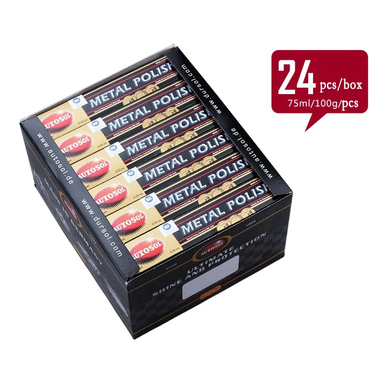 Металлический полировальный крем 75 мл/100 г абразивная паста из карбида кремния для нержавеющей стали и зеркальной отделки автомобиля