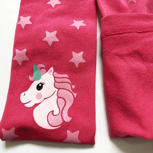 
Baby&Girls Unicorn Sublimation Print Microfiber Warm Thermal insulated warm tights 