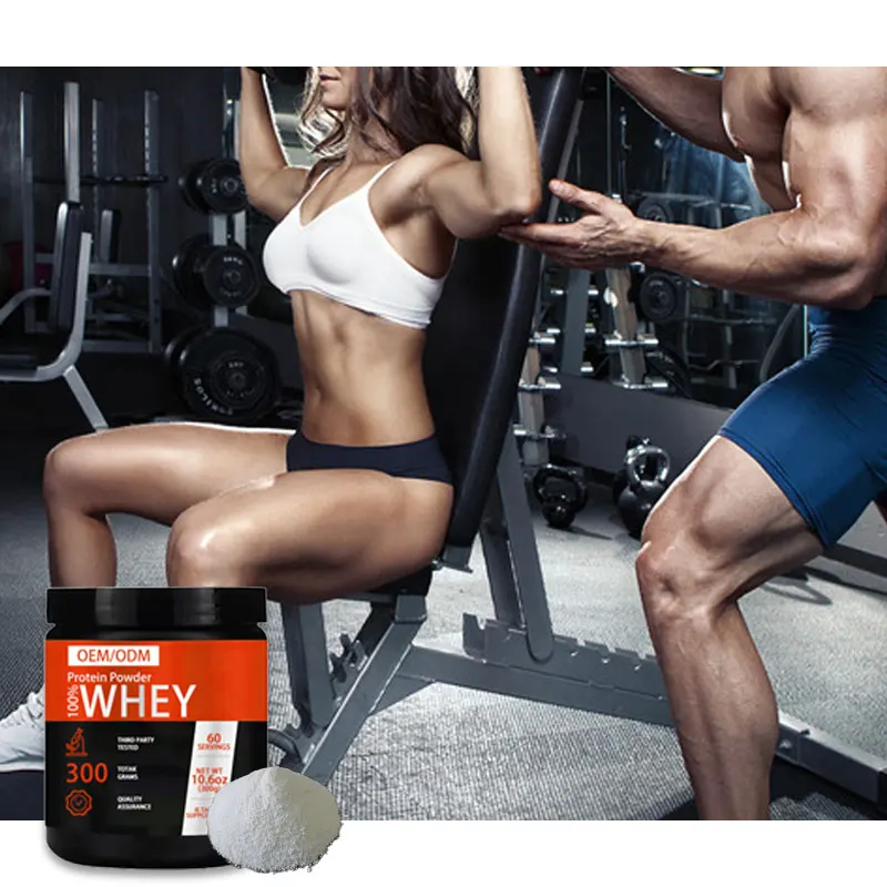 Wholesale Whey Protein Powder Vanilla Flavor for Muscle Gain Sports Nutrition Shake for Pre Post Workout Bodybuilding Powder