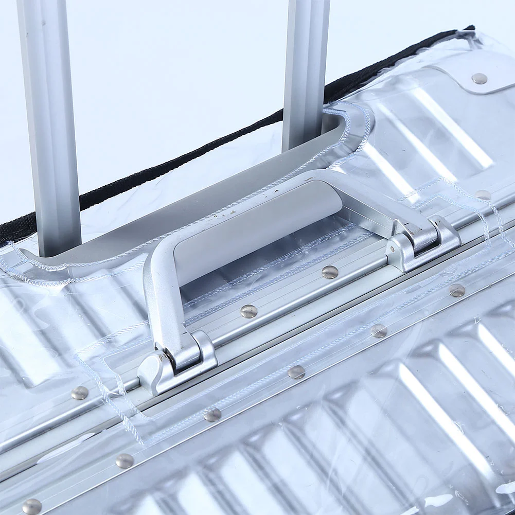 Luggage Protector Suitcase Cover Clear PVC Suitcase Cover Protectors Luggage Cover Waterproof for Wheeled Suitcase.